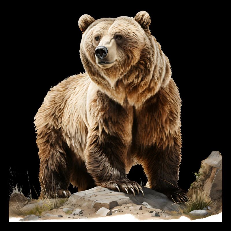 Brown bears are large, formidable predators