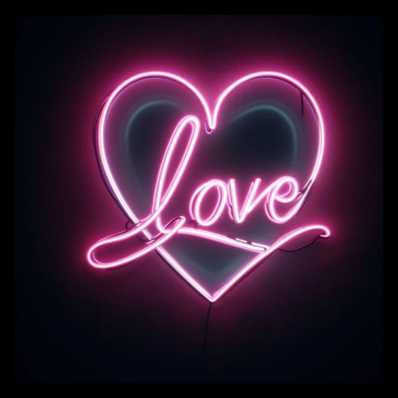 Coeur de néon