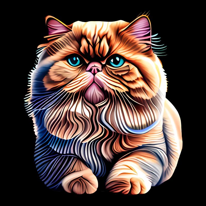 Chat persan, matou de chat, chat, chat domestique, propriétaire de chat