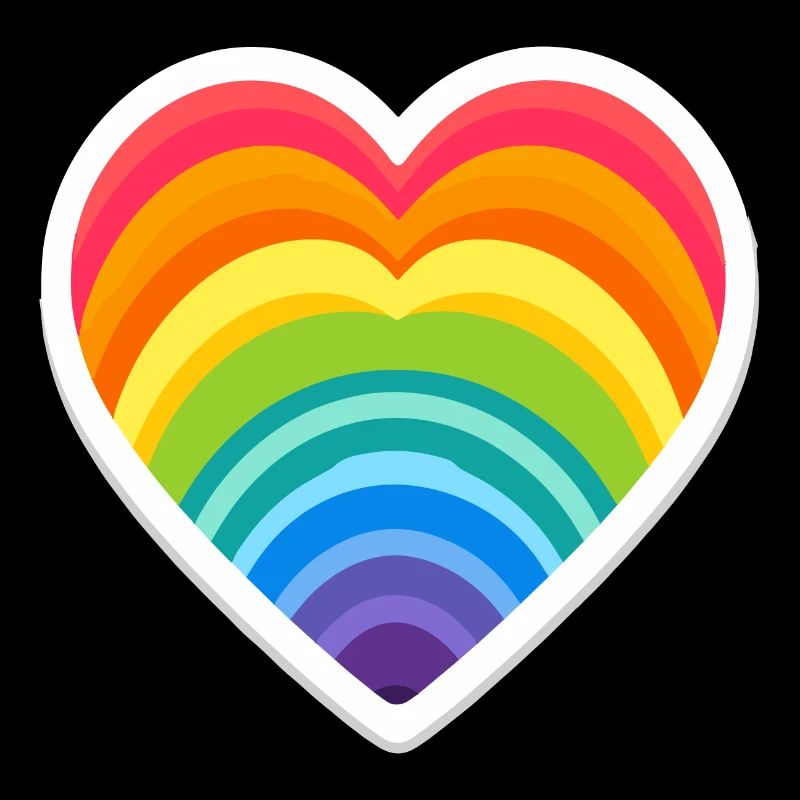 Rainbow Heart