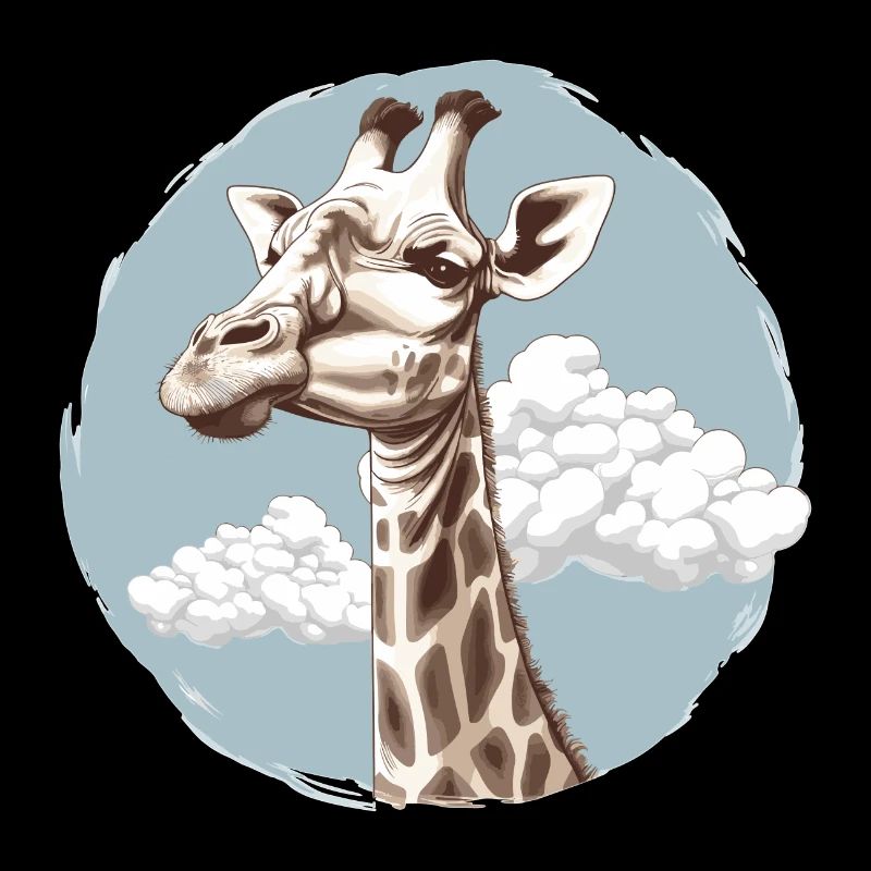Giraffe im Himmel