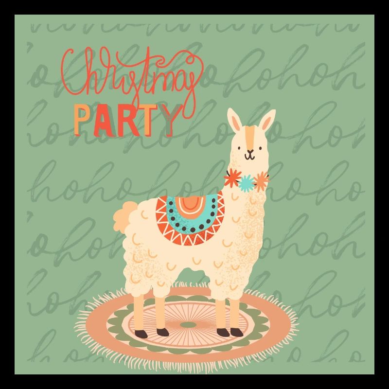 WEIHNACHTSFEIER LAMA