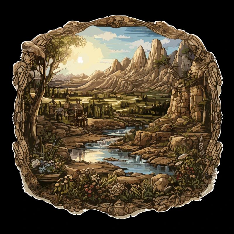 Paysage - Illustration