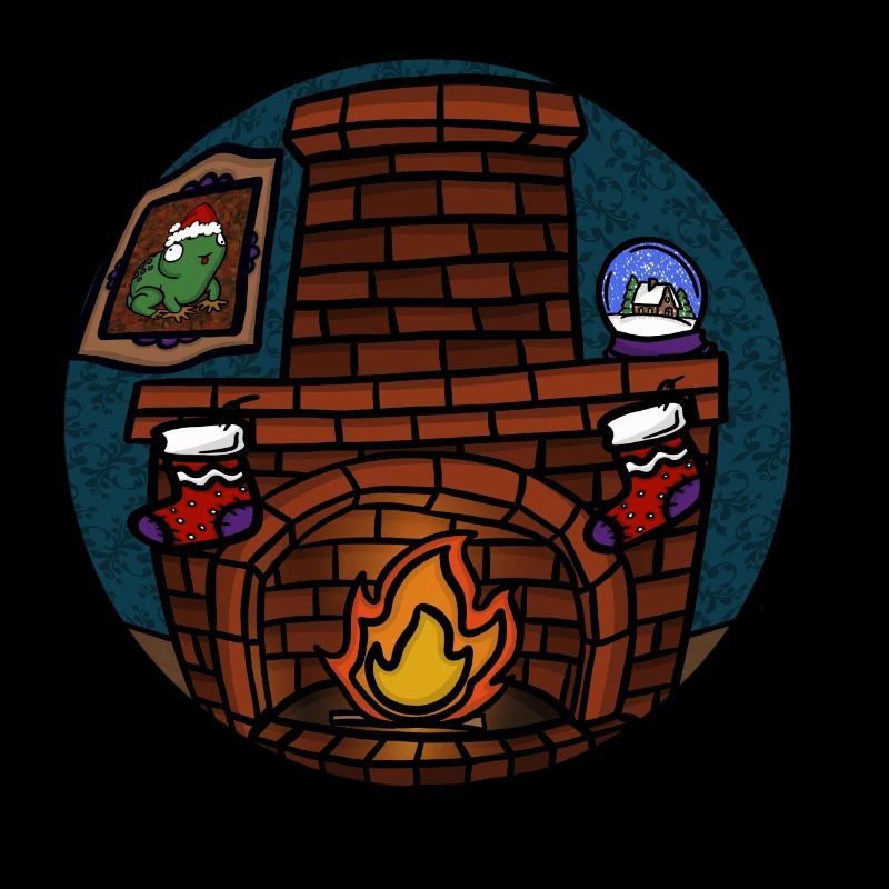 Fireplace round