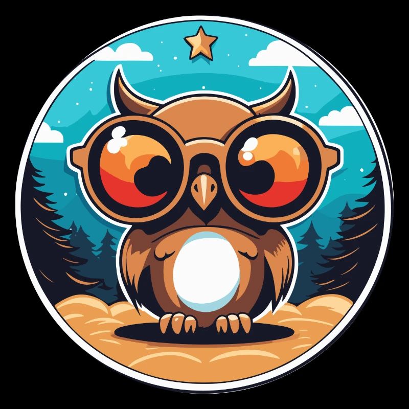 Owl Christmas Drawing
