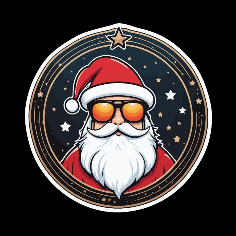 Père Noël dessin de Noël