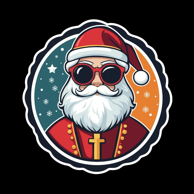 Père Noël dessin de Noël