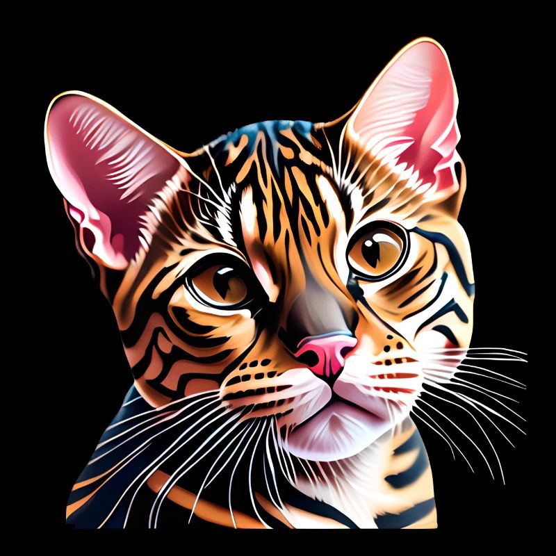 Bengal Cat Cat Kitten Chat Chat Propriétaire