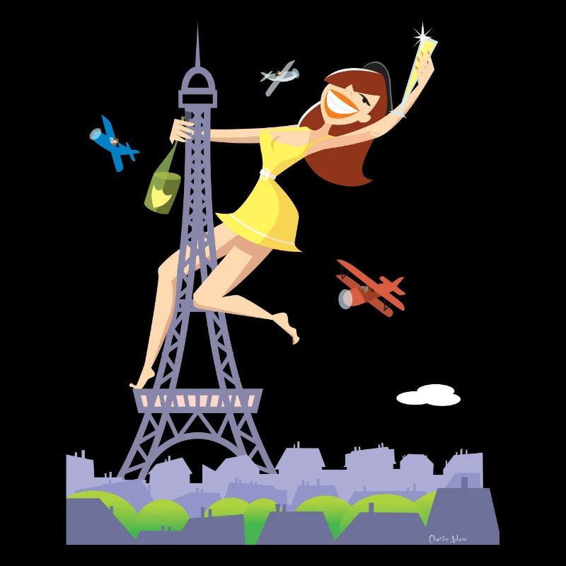 Parisienne Eiffelturm Pole Dance