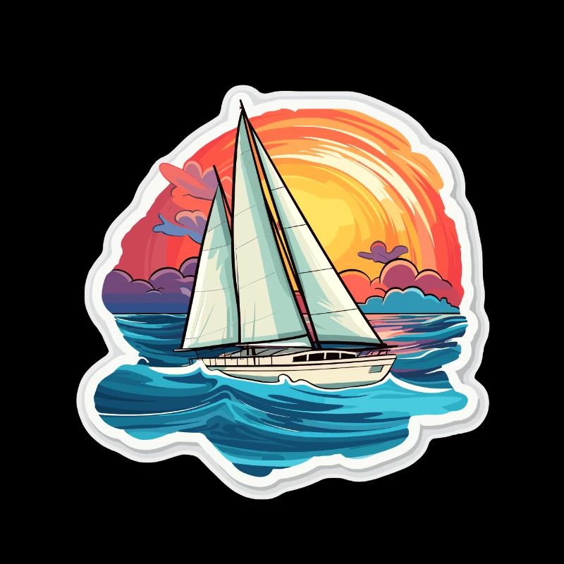 Sailboat - illustration