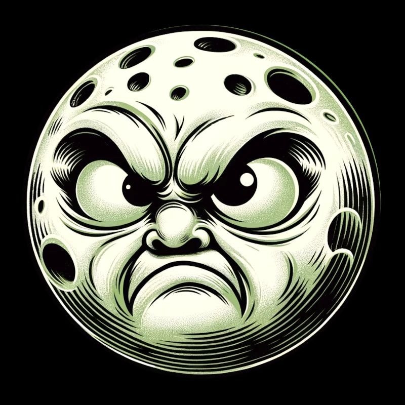 Bad-tempered moon Sandman