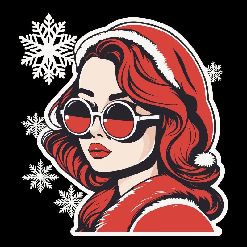 Girl Christmas Drawing