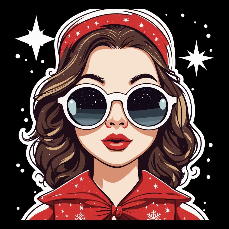 Girl Christmas Drawing