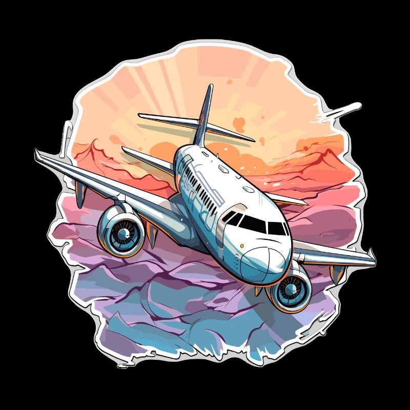 Flugzeug - Illustration