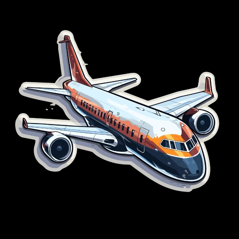 Flugzeug - Illustration