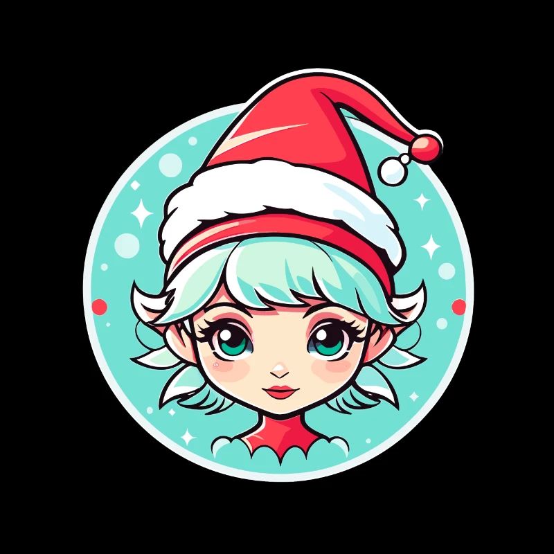 Illustration de Noël elfe