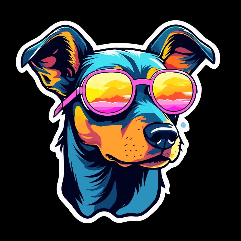 Doberman chien dessin