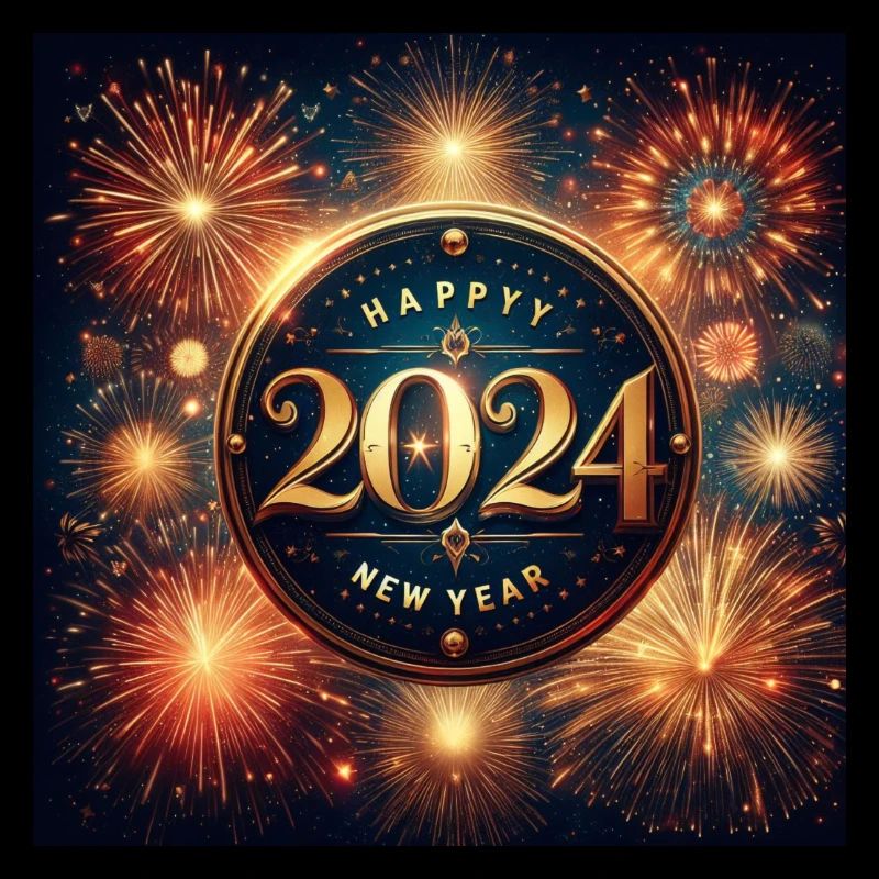 Silvester Happy New Year