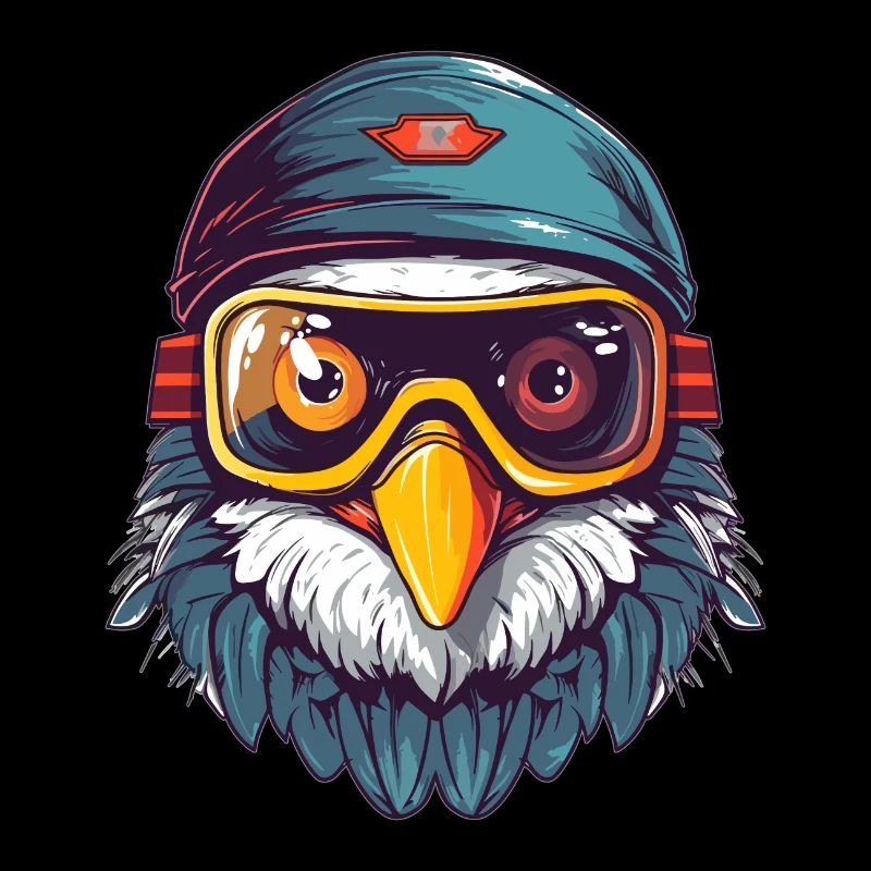 Adler Winter Schnee