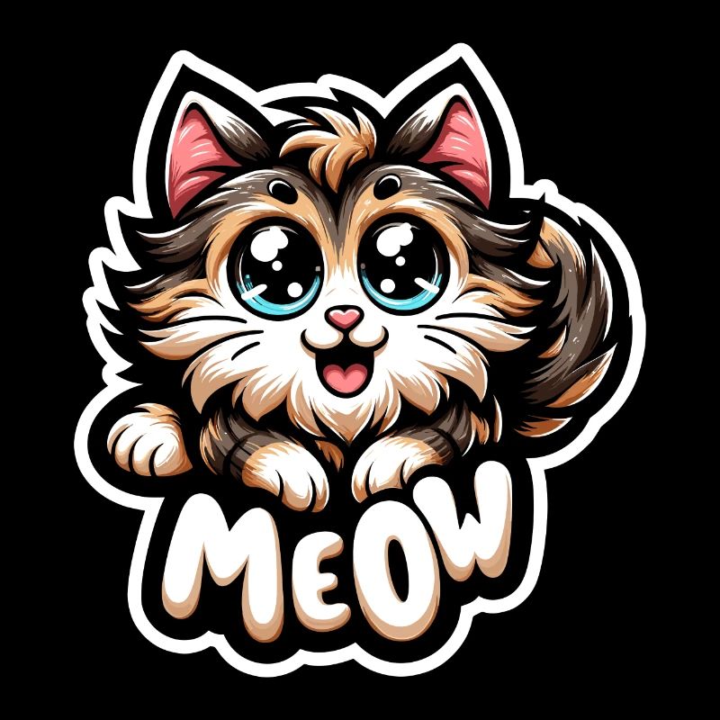 Miaou - Illustration de chat