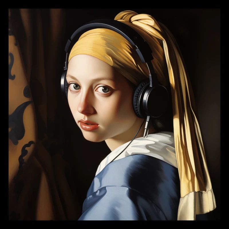 Das Mädchen mit dem Kopfhörer