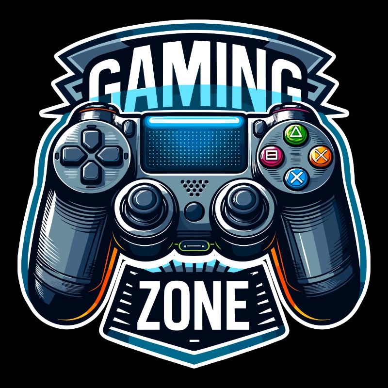 Gaming Zone - Controller Illustration