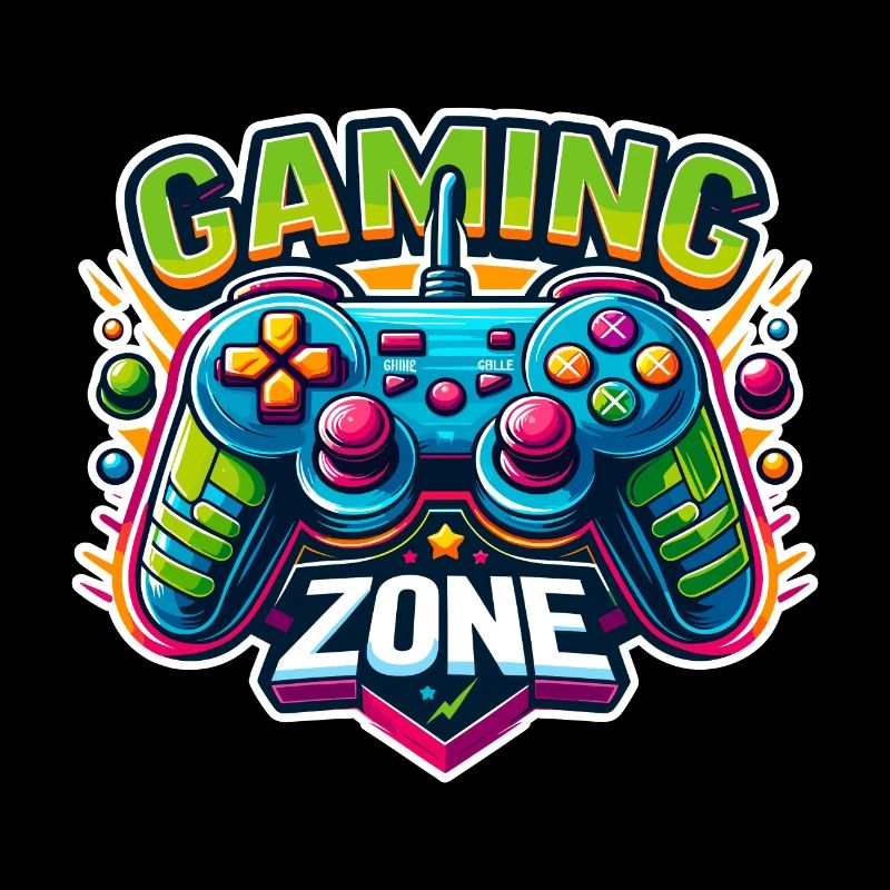 Gaming Zone - Controller Illustration