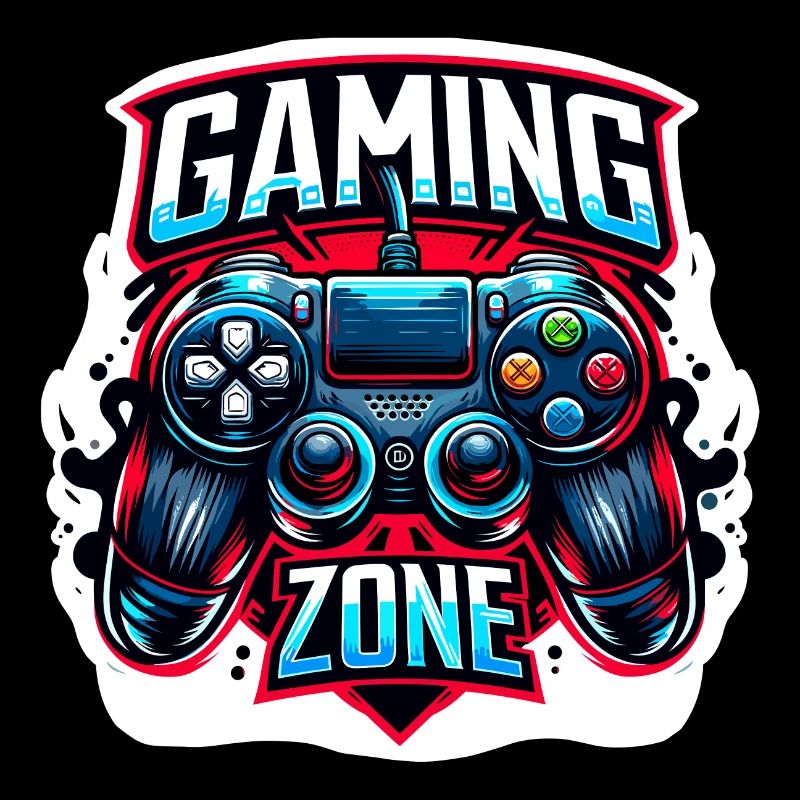 Gaming Zone - Controller Illustration