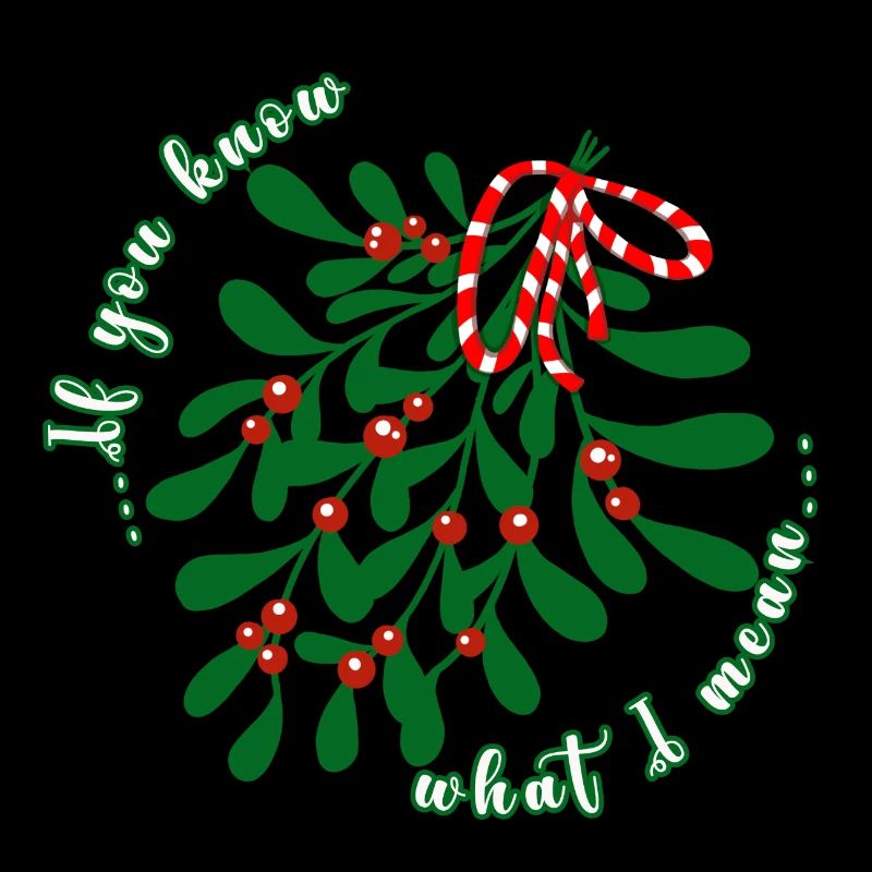 Gui magique vert joyeux Noël