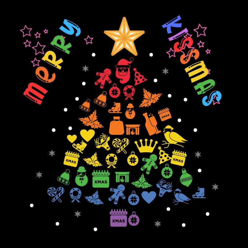 Rainbow Christmas Tree