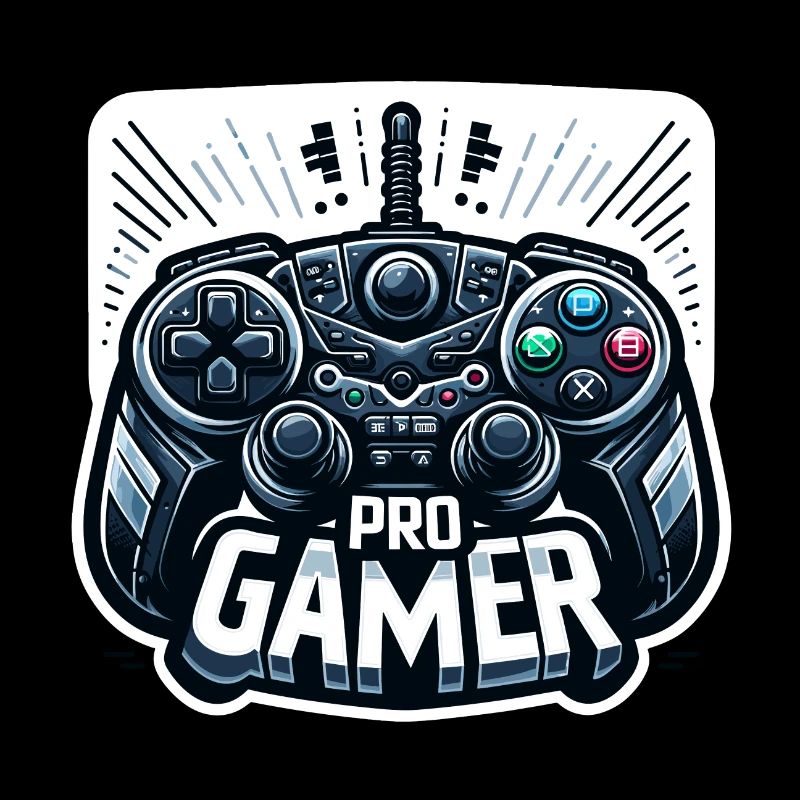 Pro Gamer - Controller Illustration