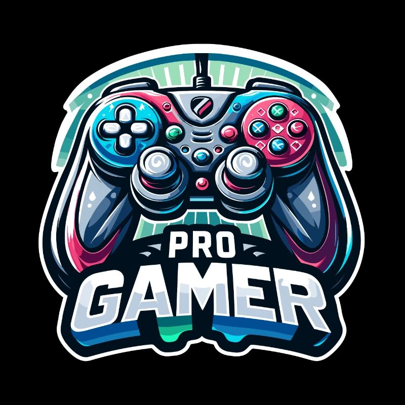 Pro Gamer - Controller Illustration