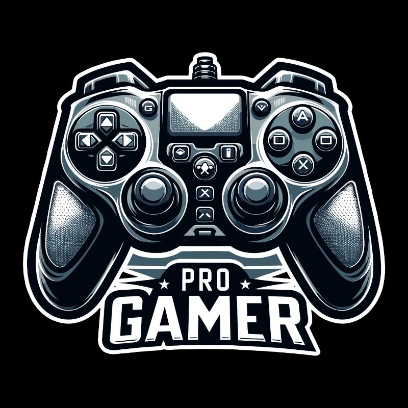 Pro Gamer - Controller Illustration