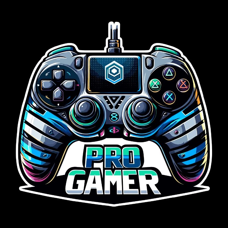 Pro Gamer - Controller Illustration