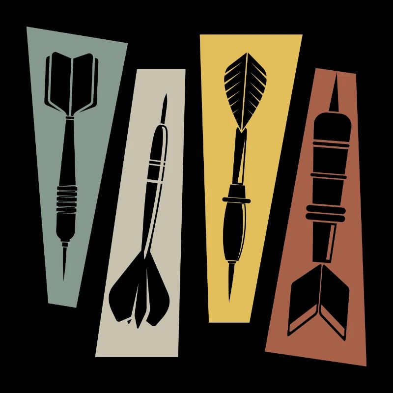 Flèche flèchette rétro vintage