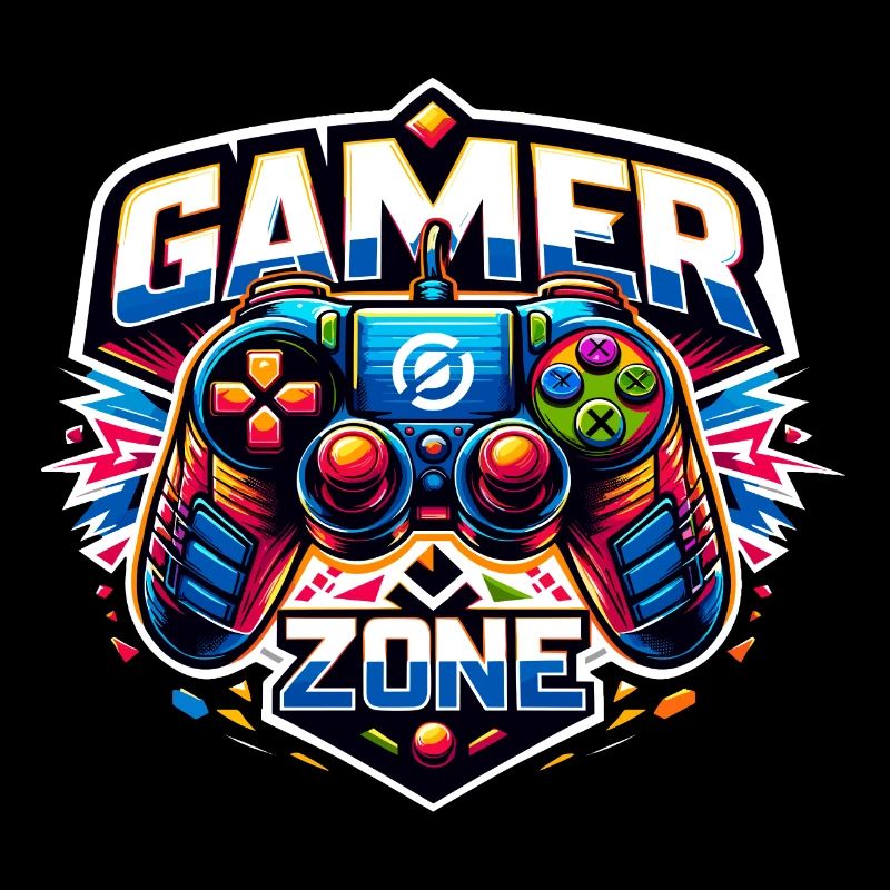 Gamer Zone - Controller Illustration