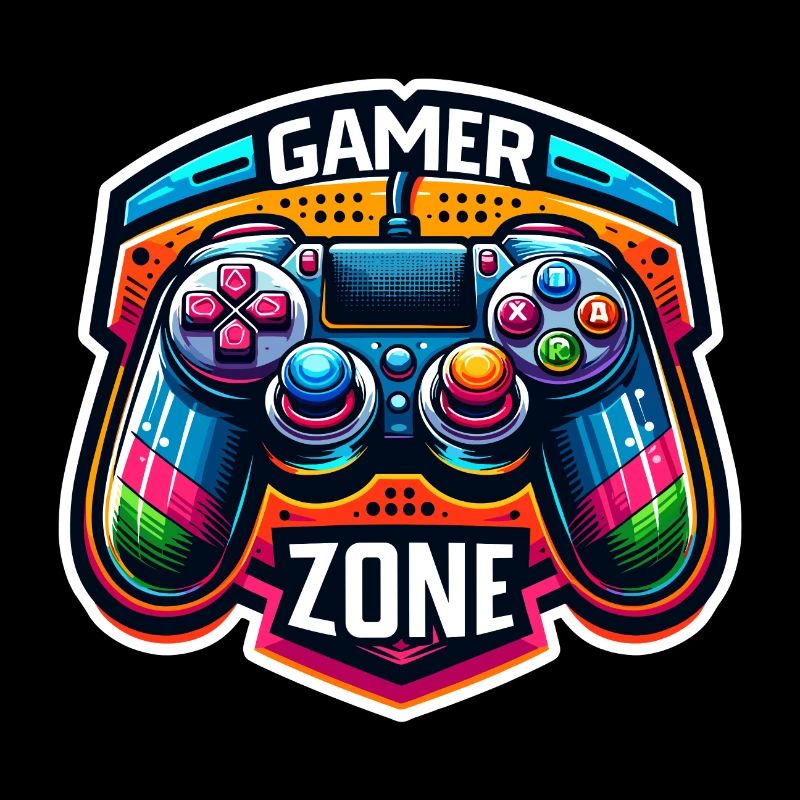 Gamer Zone - Controller Illustration
