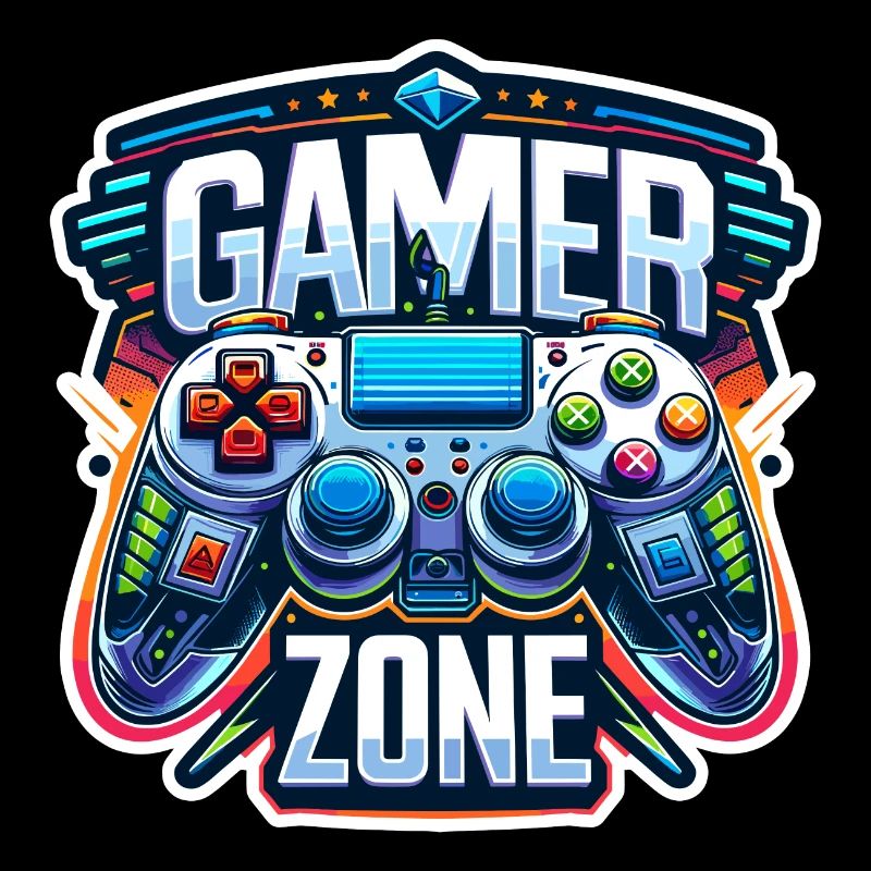 Gamer Zone - Controller Illustration