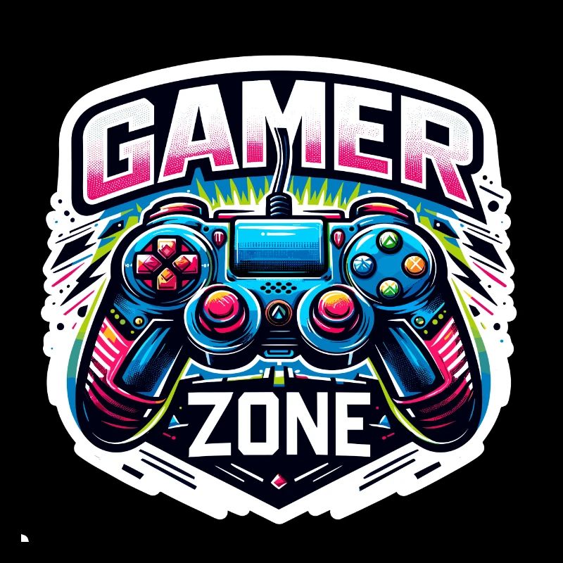 Gamer Zone - Illustration de la manette