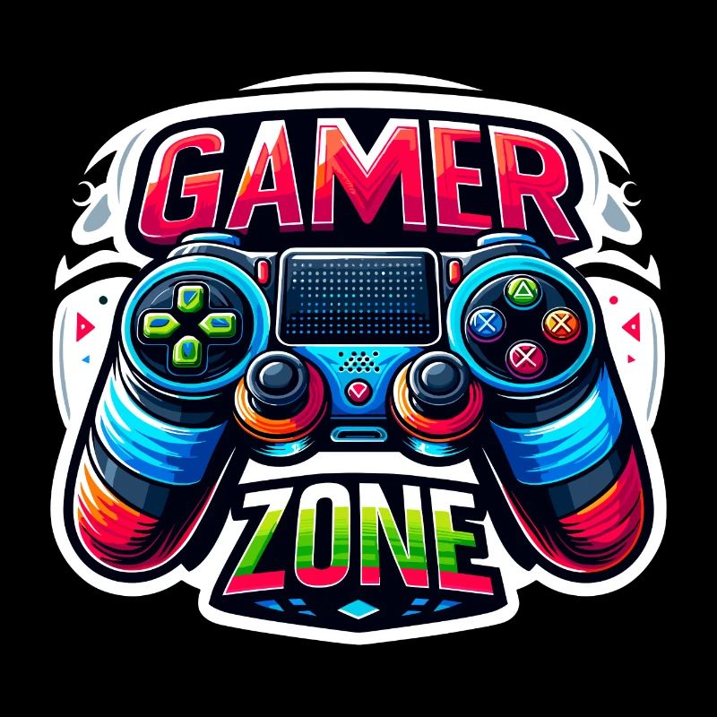 Gamer Zone - Controller Illustration