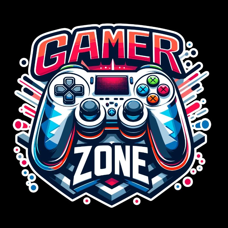 Gamer Zone - Controller Illustration