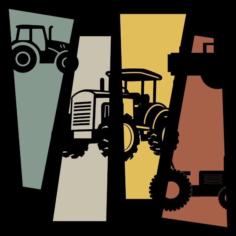 Vintage Retro Traktor