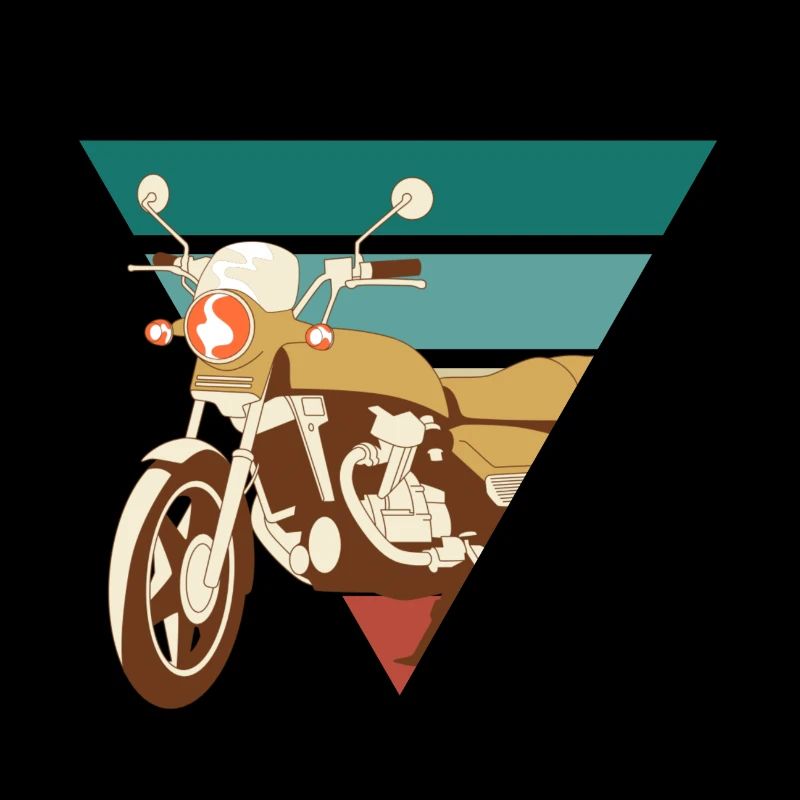 Vintage Motorcycle - Retro Gift Idea