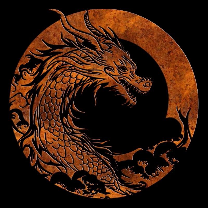 Fantasy Drache Anime Drachenkopf Mythisches Reptil