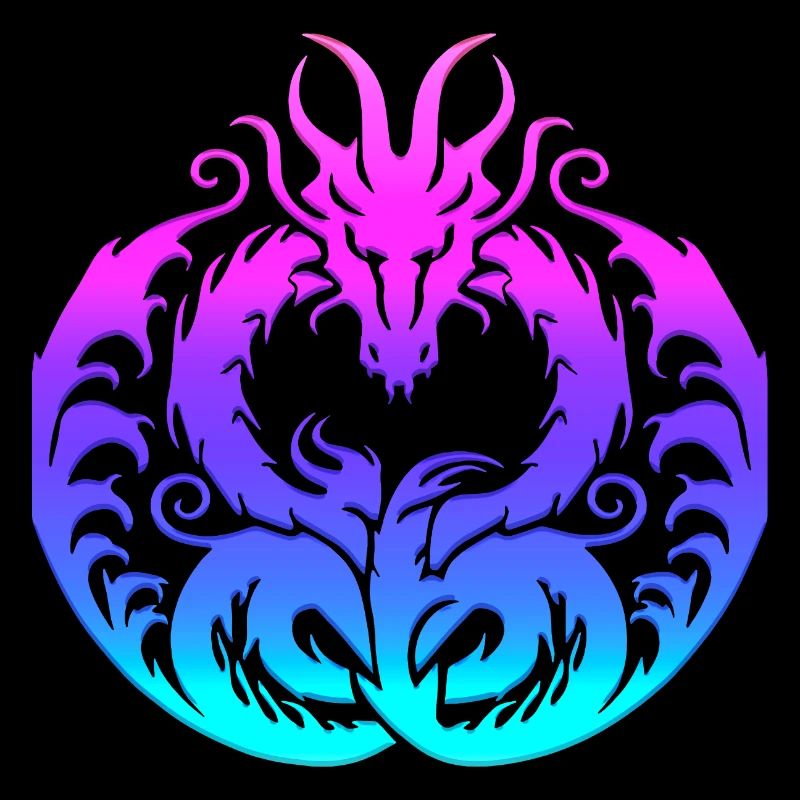 Fantasy Drache Anime Drachenkopf Mythisches Reptil
