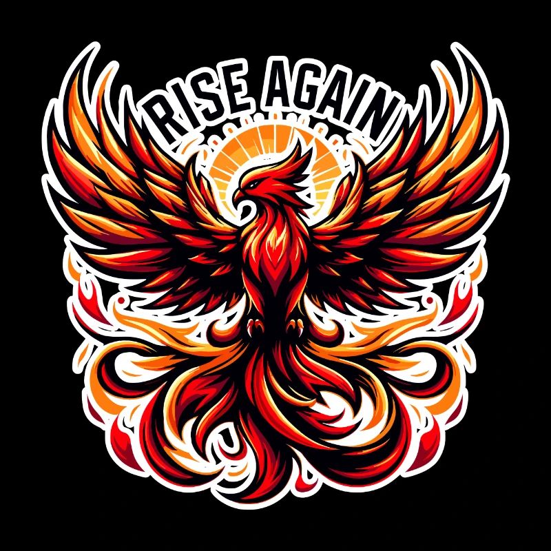 Rise Again - Phönix Illustration