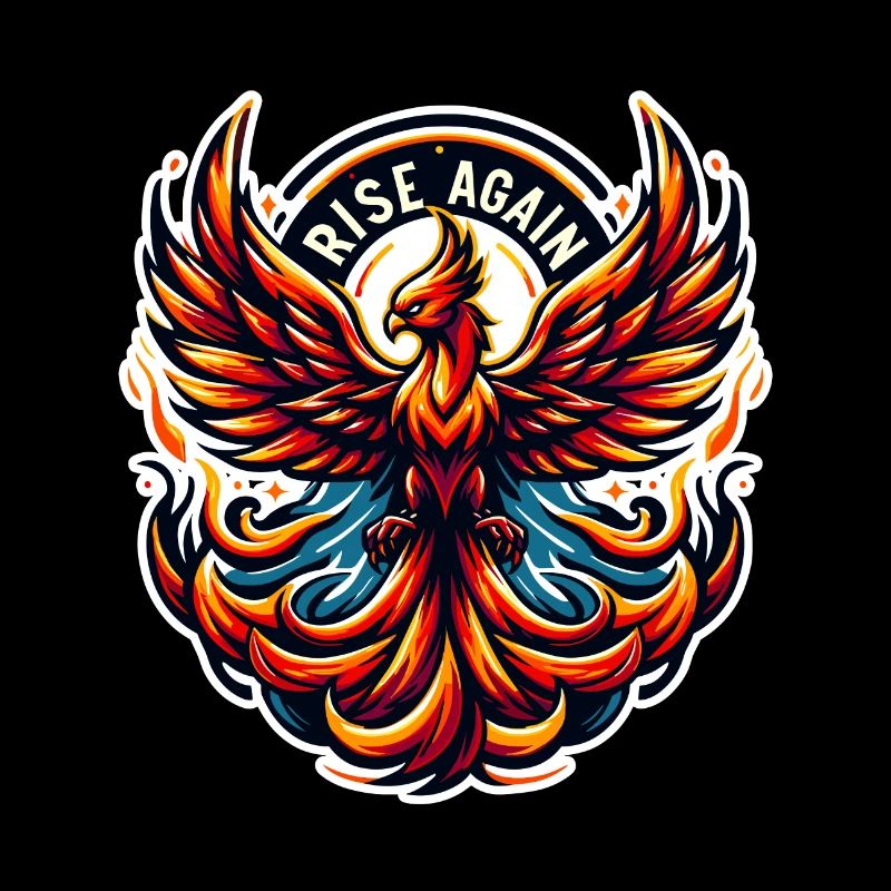 Rise Again - Phönix Illustration