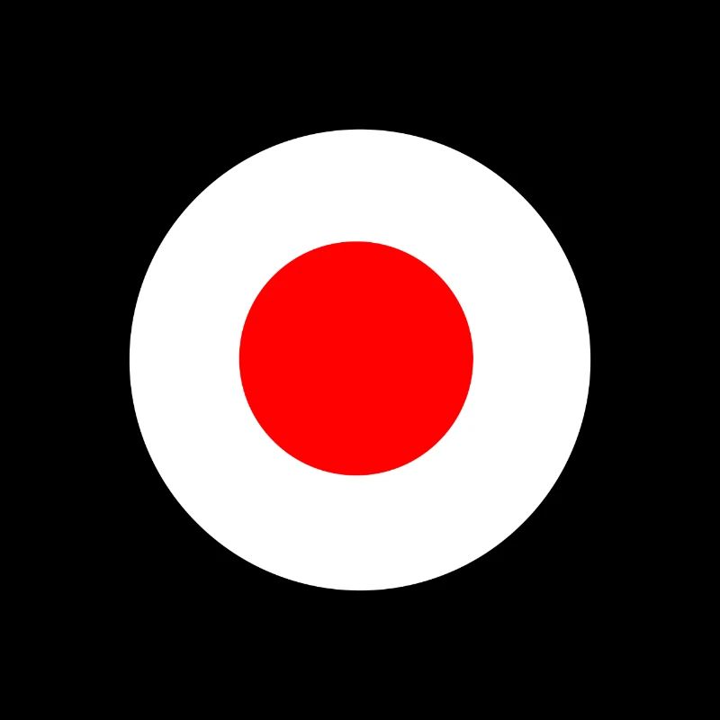 Mod Target Rondell schwarz rot