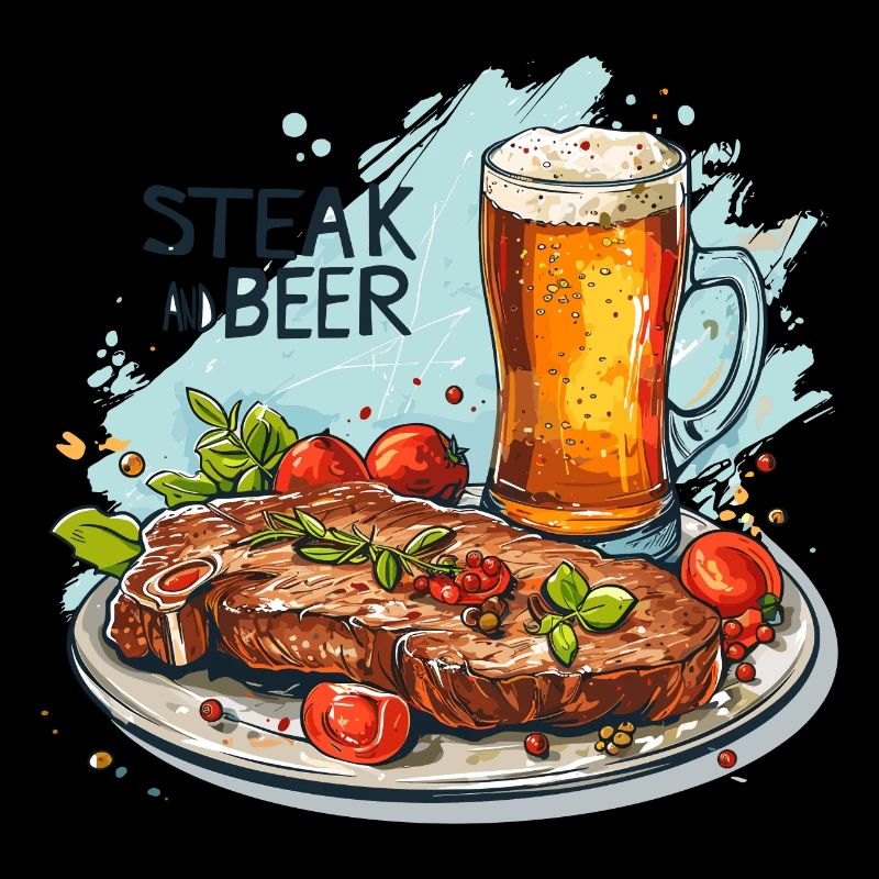 Steak Et Bière Manger De L’alcool Dictons Drôles