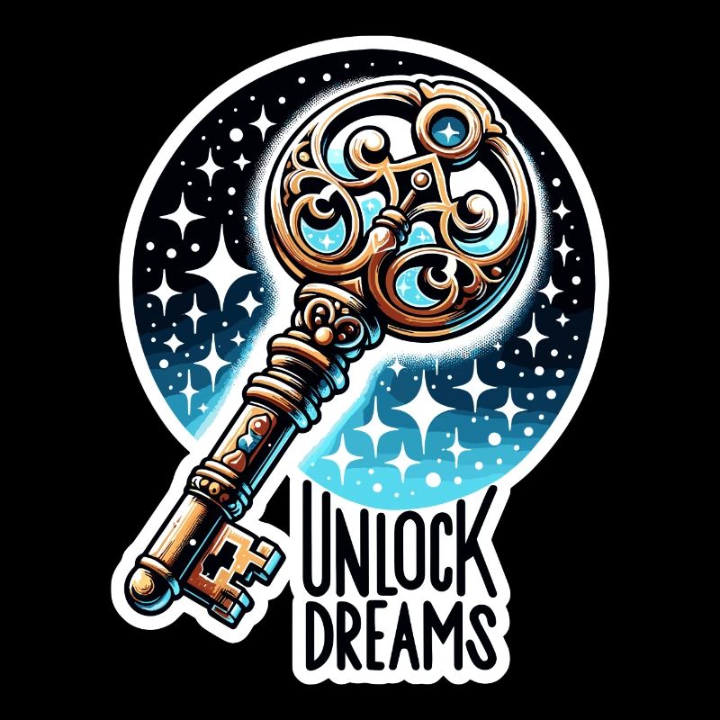Unlock Dreams - Key Illustration